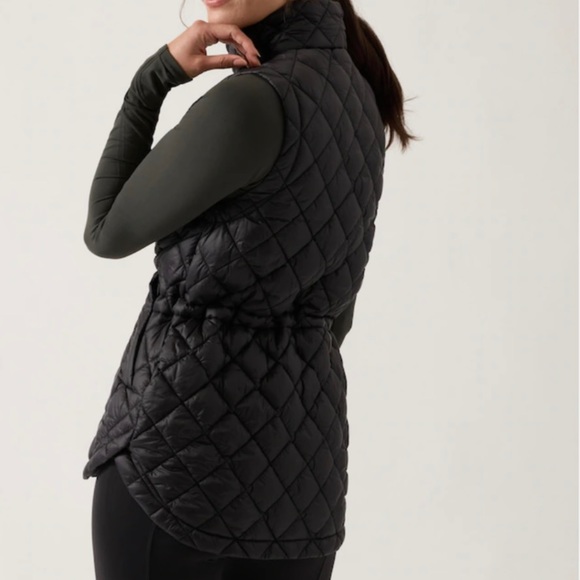 Athleta Whisper Featherless Vest Black — Small, Petite - Picture 2 of 10